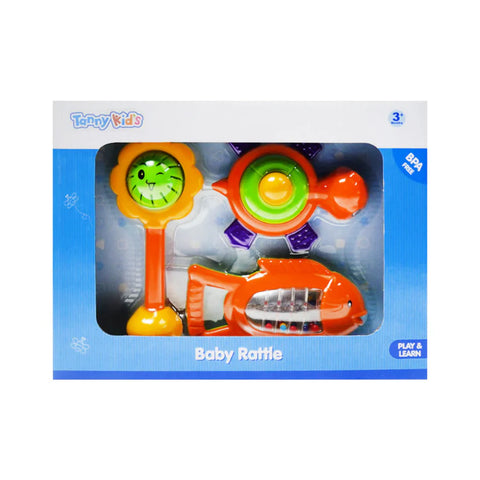 Tanny Kids Baby Rattle 3PC Set