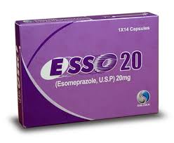 Esso Capsules 20Mg (1 Box = 2 Strips) (1 Strip = 7 Capsules)