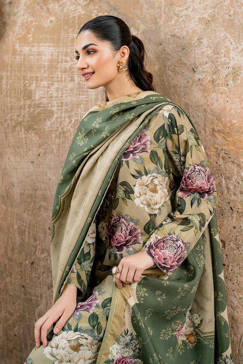 3PC PRINTED KARANDI SHIRT TROUSER AND SHAWL