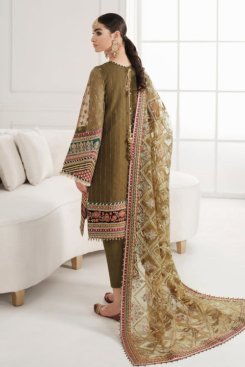 Chiffon Embroidered Sequence Luxury Unstitched 3pc✓