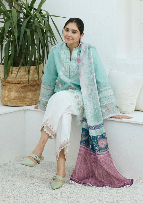 3PCS UNSTITCHED SUIT-Zara shahjhan MOST DEMANDING EDITION-Ladies Suites-